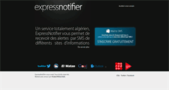 Desktop Screenshot of expressnotifier.com